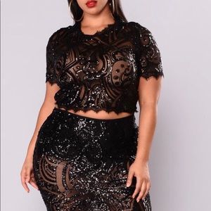 Anne Marie Sequin 2pc Set - NWT